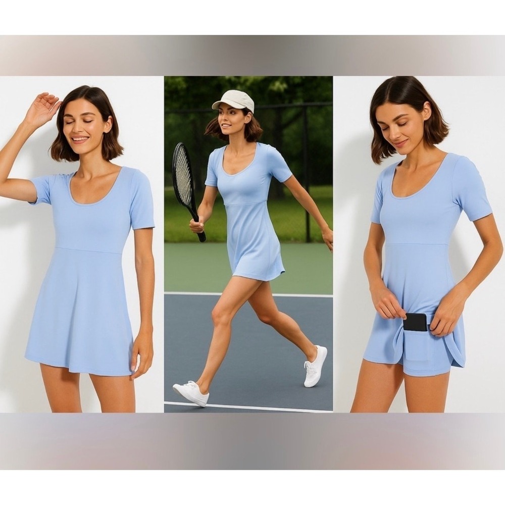 Tuckernuck Tnuck Sport Light Blue Step In Rosemary Sport Dress - Size XS NWT